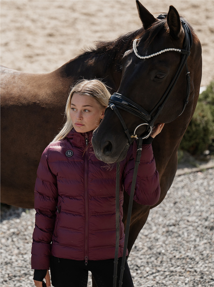 Ally Light Jacket Fig Burgundy