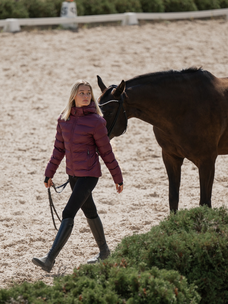 Ally Light Jacket Fig Burgundy