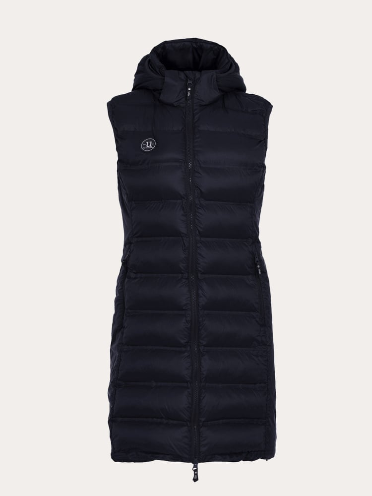 Ally Light Long Vest Jet Black