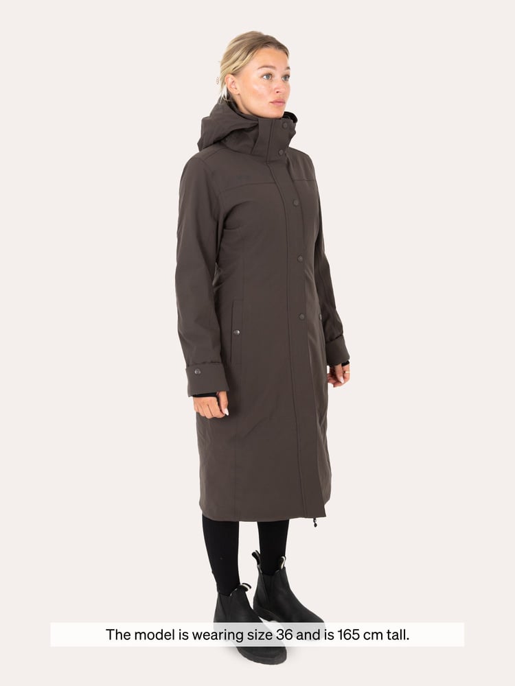 Hailey Winter Coat Ash Brown