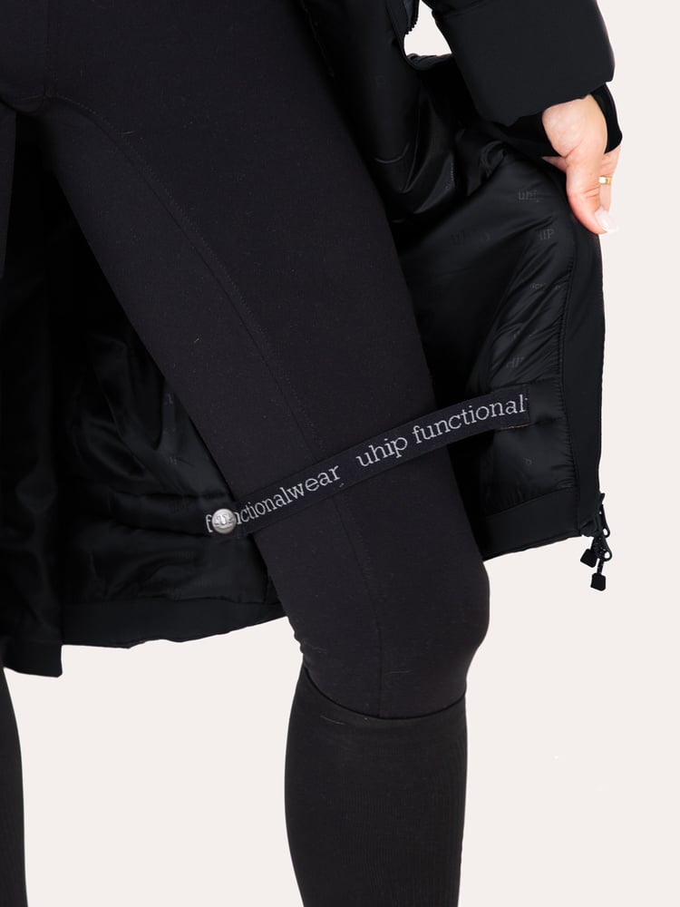 Hailey Winter Coat Jet Black