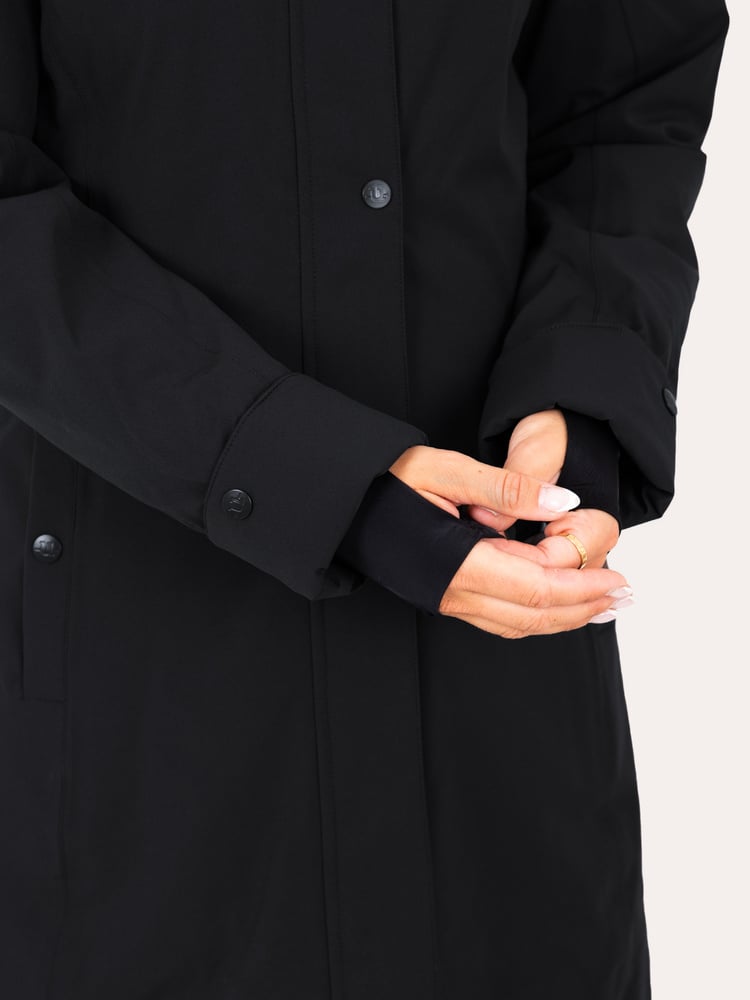 Hailey Winter Coat Jet Black