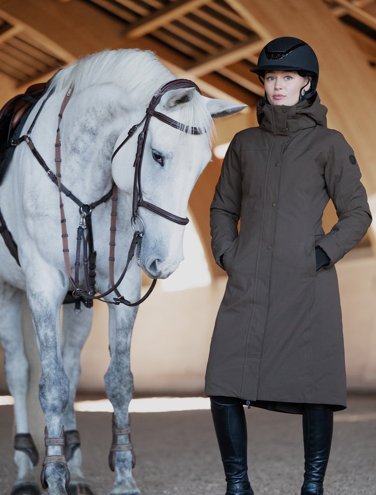 Hailey Winter Coat Ash Brown