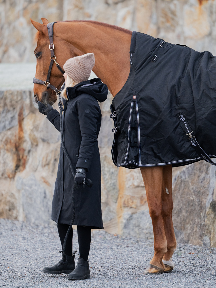 Hailey Winter Coat Jet Black