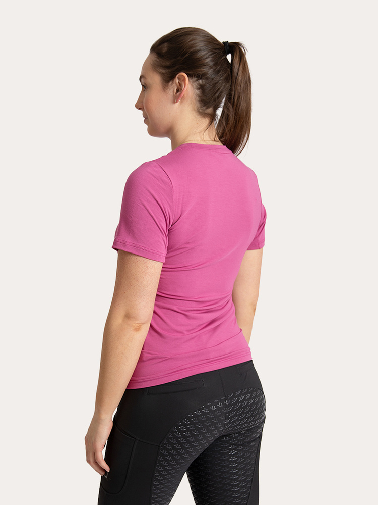 Bamboo Tee Magenta Haze