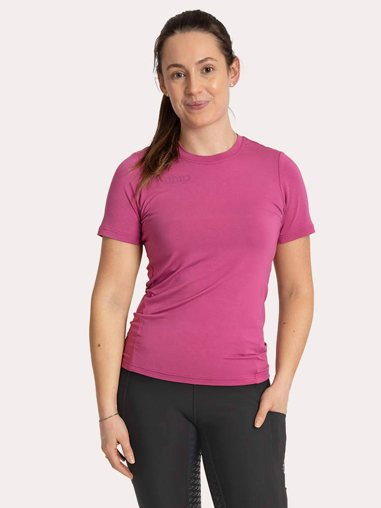 Bamboo Tee Magenta Haze