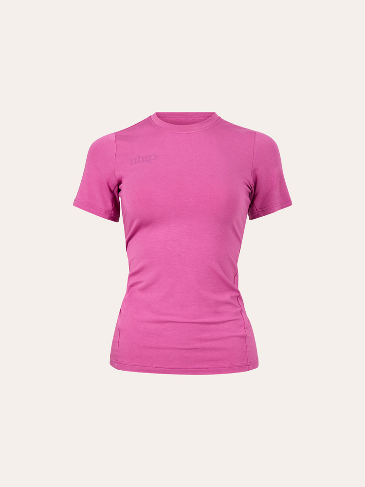 Bamboo Tee Magenta Haze