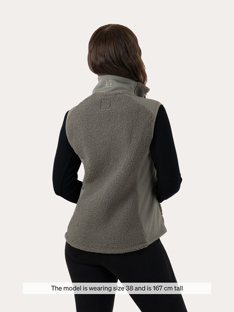 Cozy Pile Fleece Hybrid Vest | Uhipwear Riding Clothes & Dog