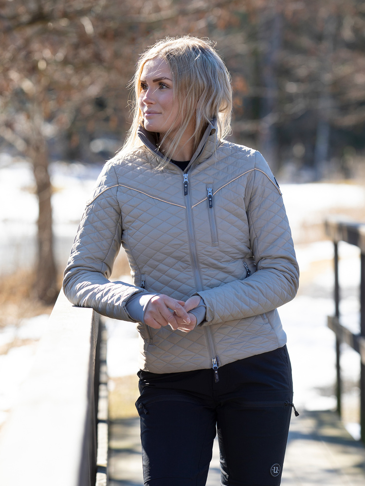 Classic Diamond Jacket Khaki