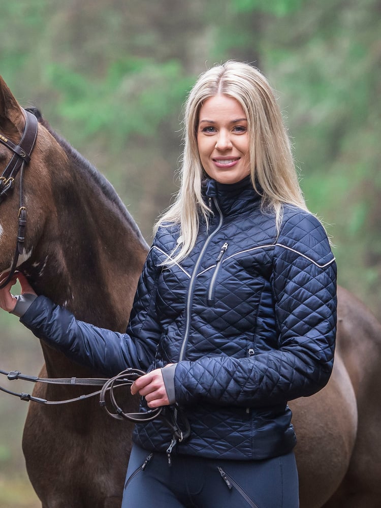 Classic Diamond Jacket Navy