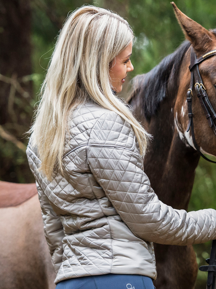 Classic Diamond Jacket Khaki