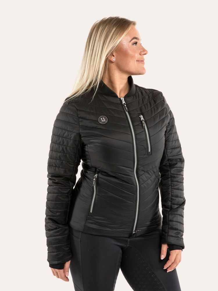 Dressed Bomber Jacket Jet Black