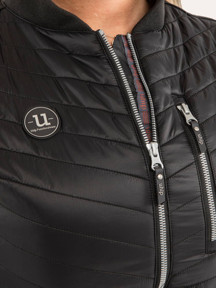 Dressed Bomber Jacket Jet Black