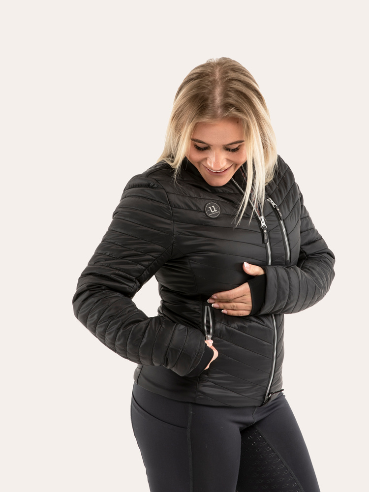 Dressed Bomber Jacket Jet Black