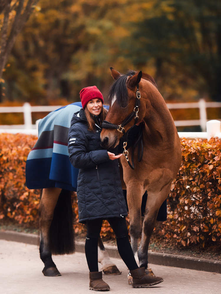 Ice Mid Coat Blue Graphite