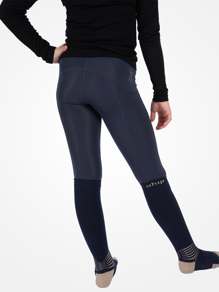 Junior Riding Tights 501 Navy