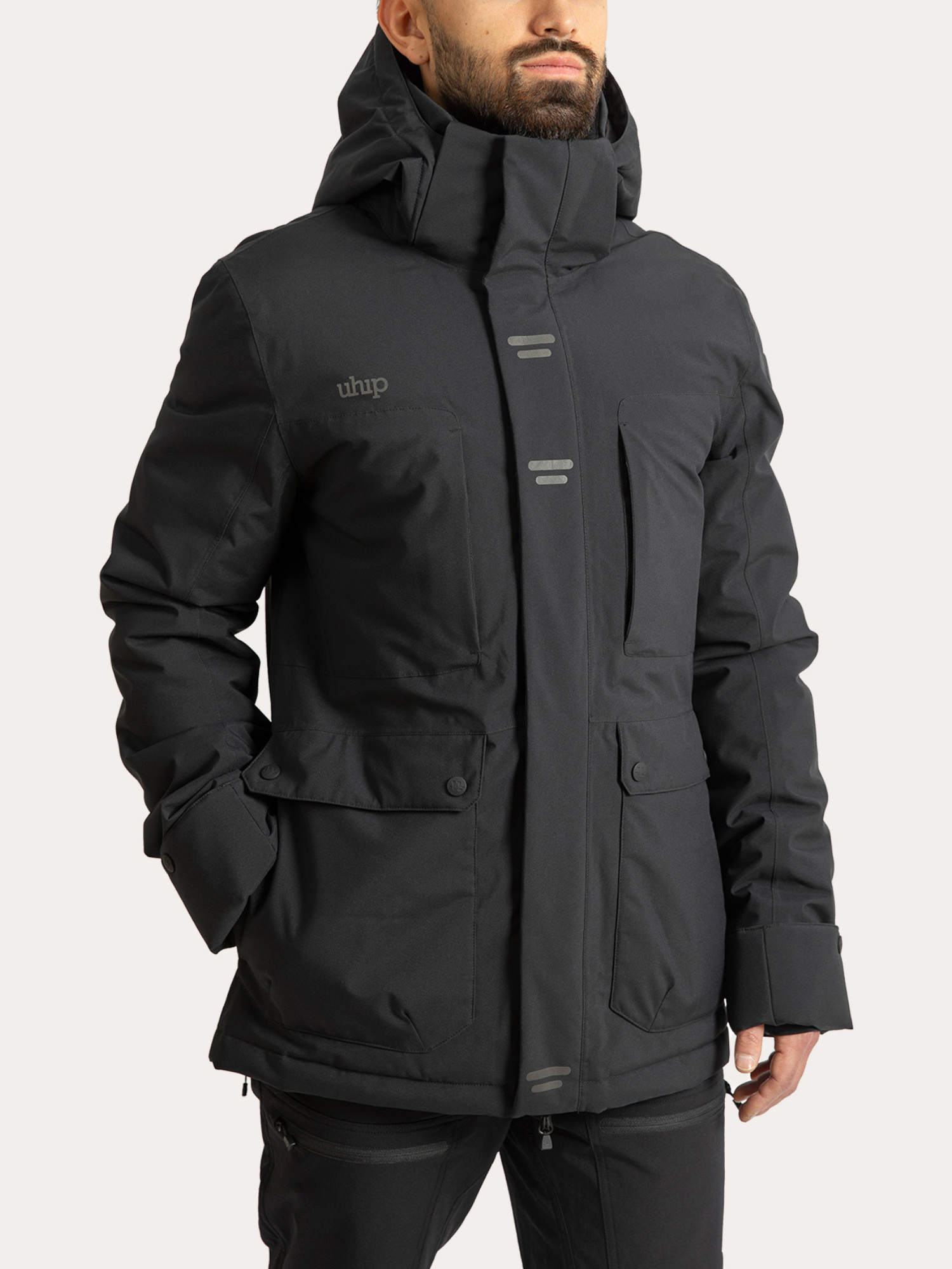 Urban Stretch Men's Parka – Waterproof & Warm Winter Riding Jacket