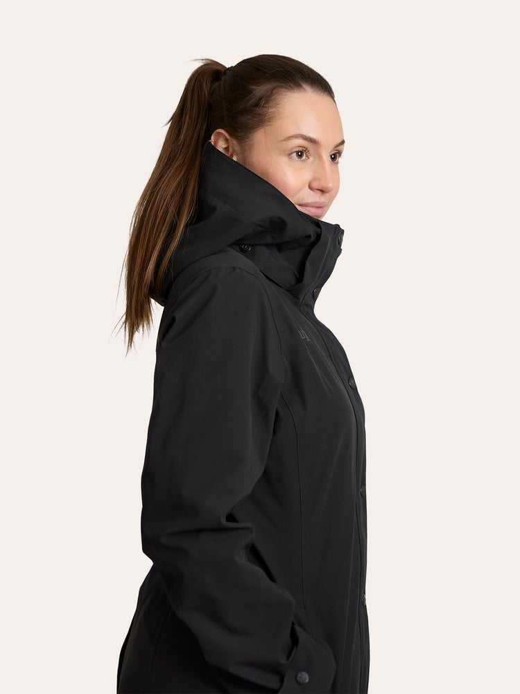 Hailey Coat Jet Black