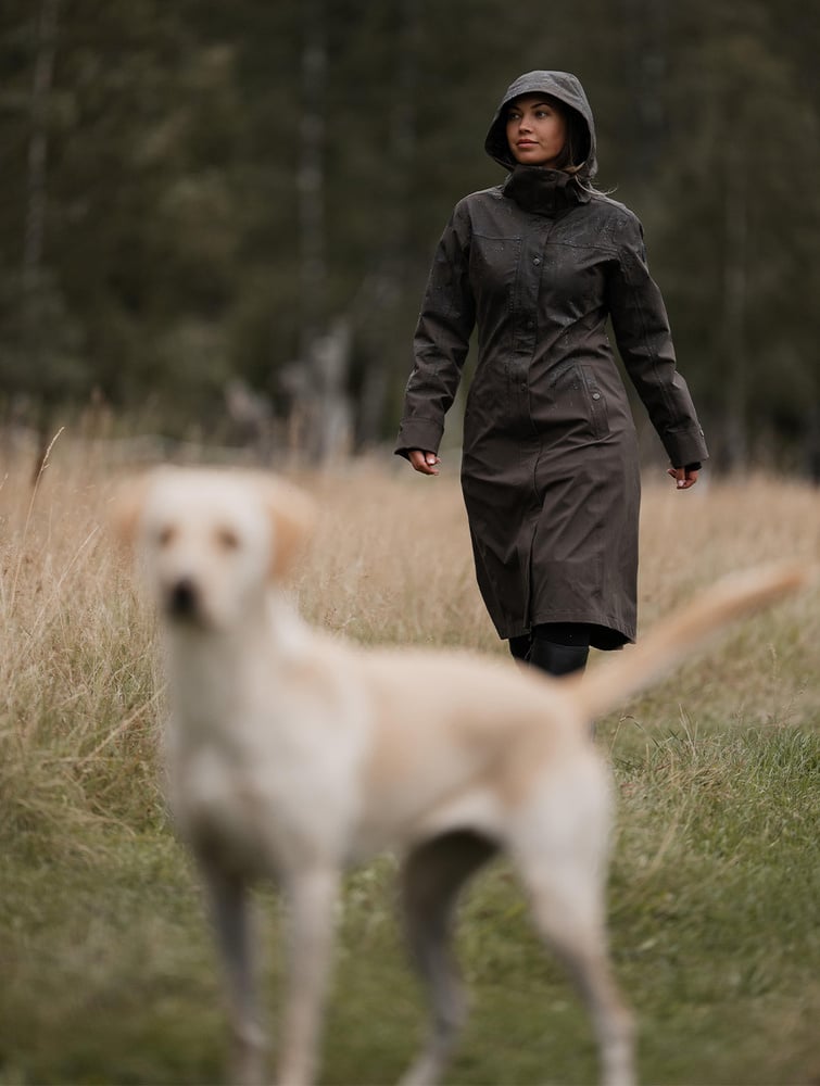 Hailey Coat Ash Brown