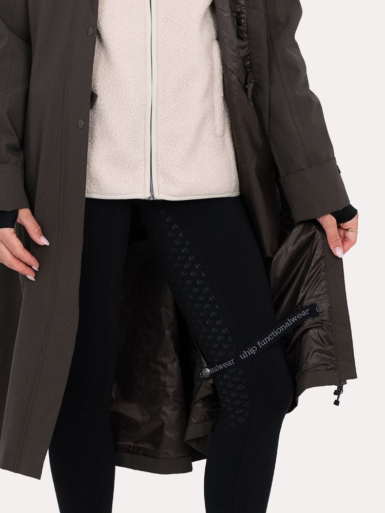 Hailey Coat Ash Brown