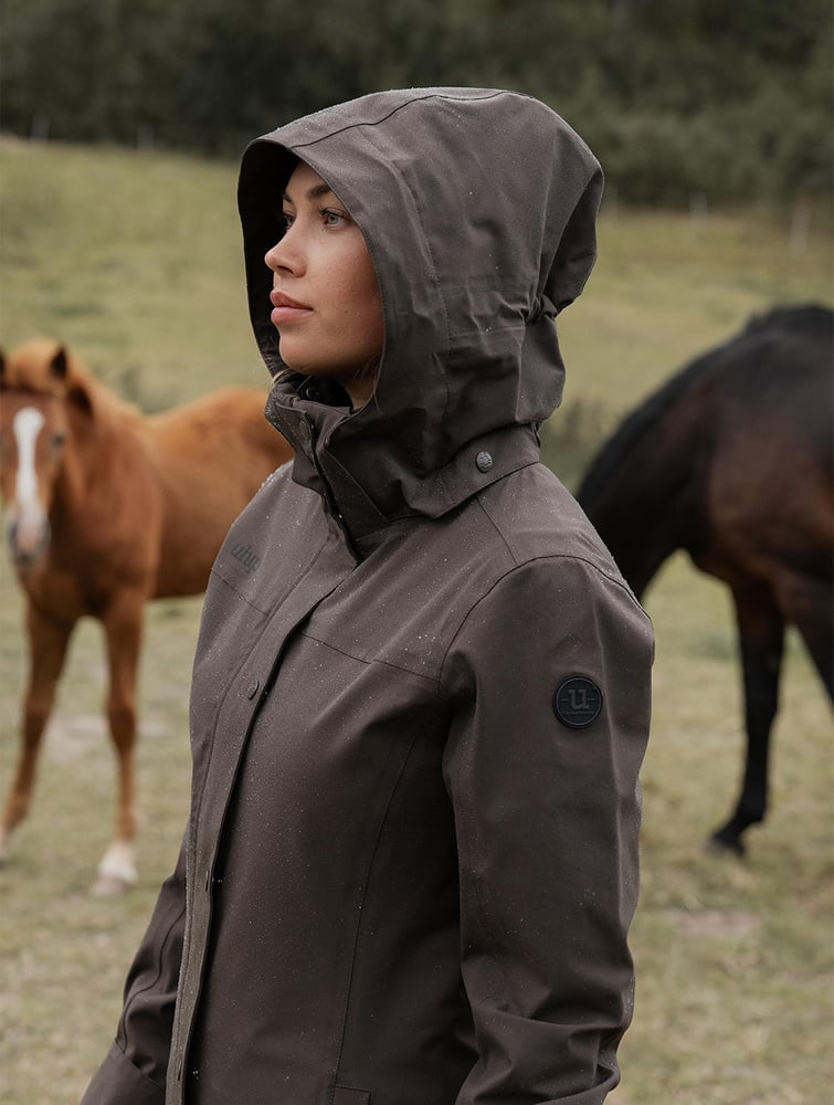 Hailey Coat Ash Brown