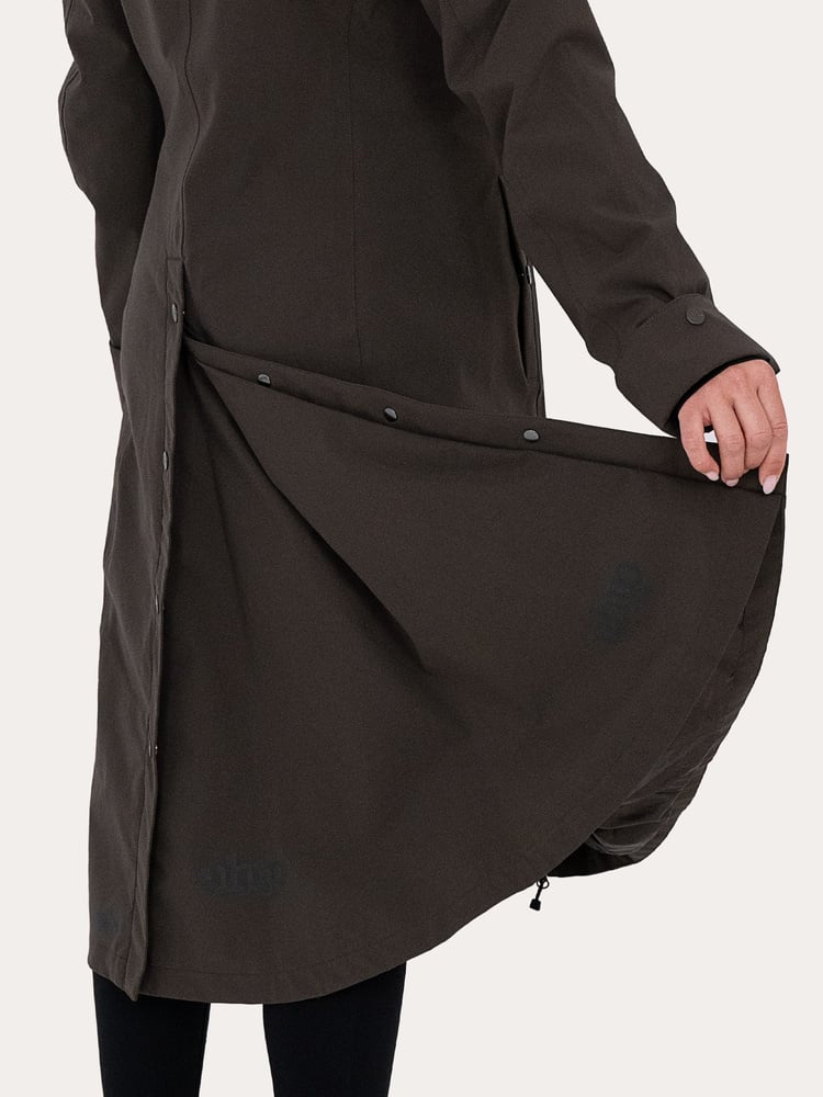 Hailey Coat Ash Brown