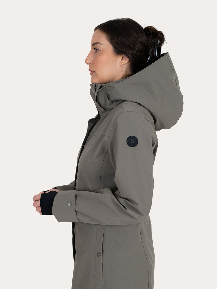 Hailey Coat Smokey Olive