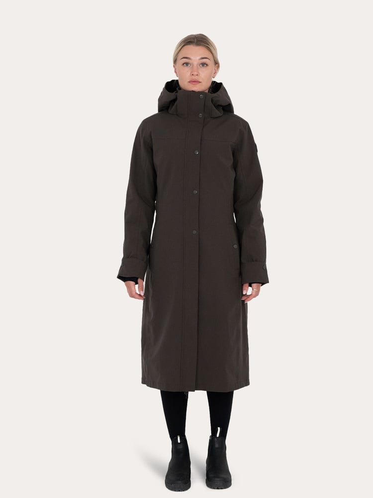 Hailey Coat Ash Brown