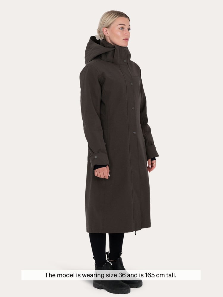 Hailey Coat Ash Brown