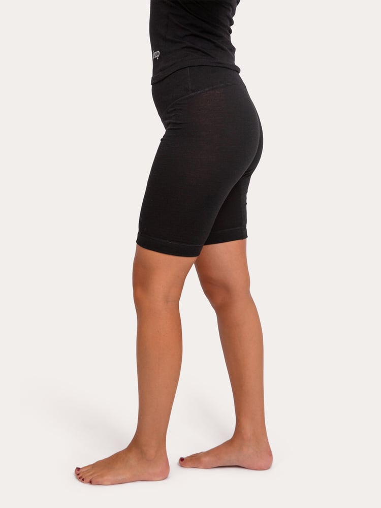 Merino Half Pant Jet Black