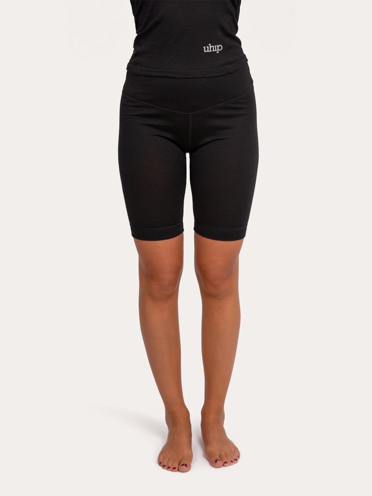 Merino Half Pant Jet Black