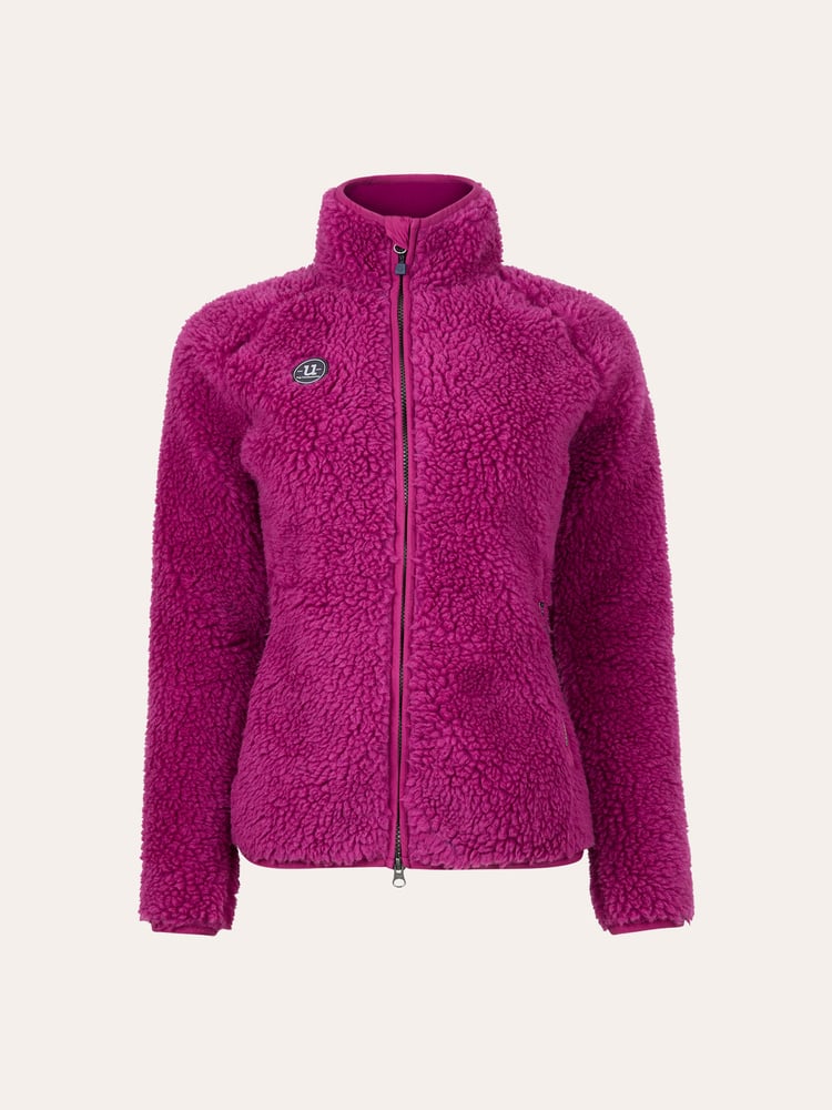 Merino Pile Full Zip Magenta Haze