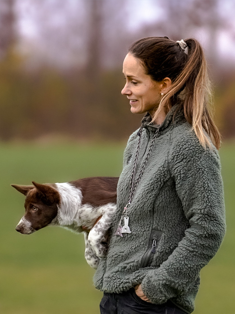 Merino Pile Full Zip Willow