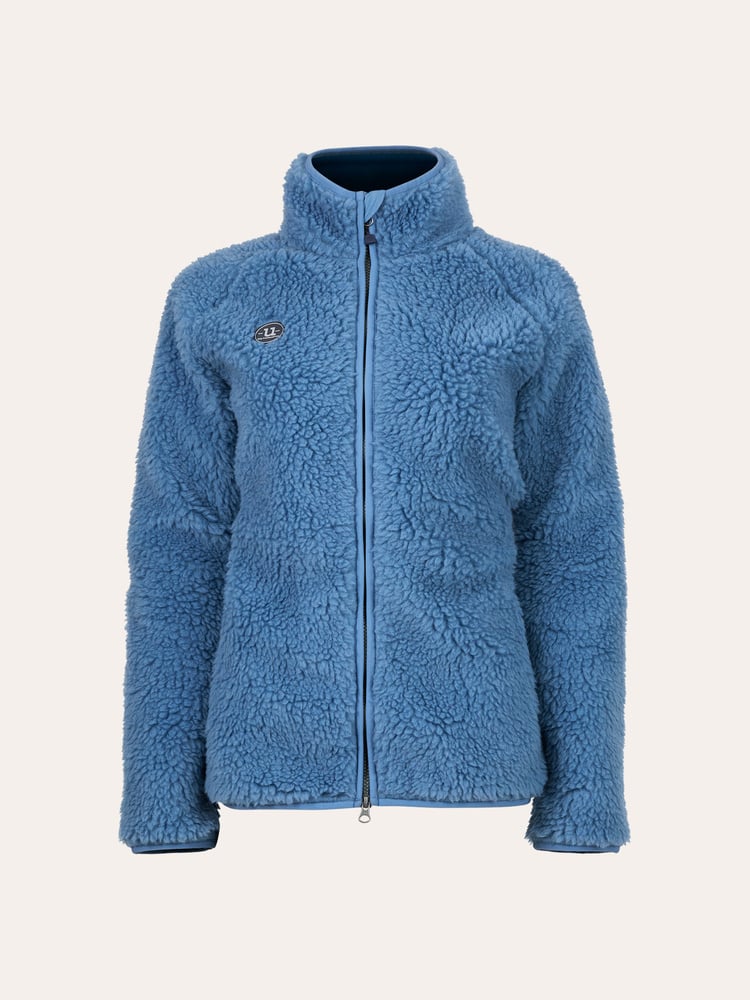 Merino Pile Full Zip Blue Shadow