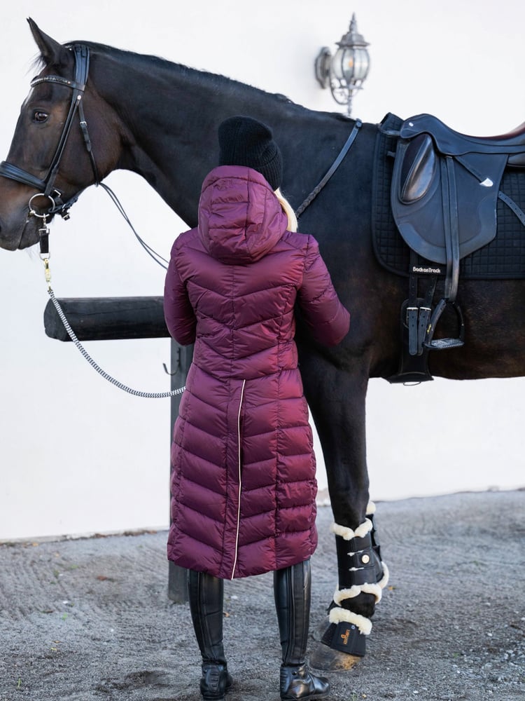 Nordic Coat Fig Burgundy