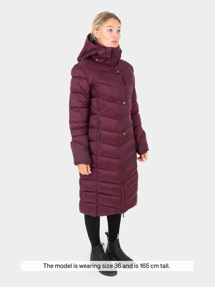 Nordic Coat Fig Burgundy