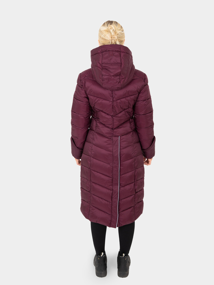 Nordic Coat Fig Burgundy