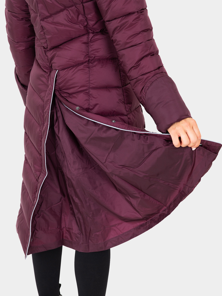 Nordic Coat Fig Burgundy