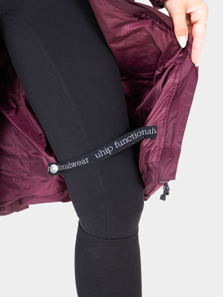 Nordic Coat Fig Burgundy