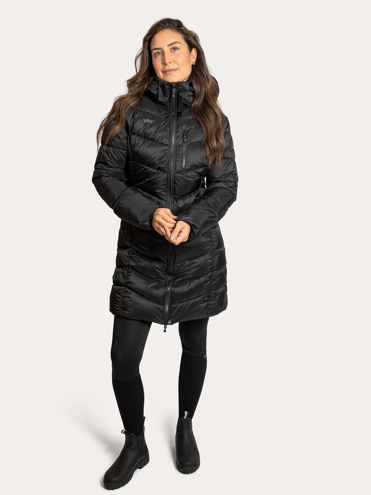 Nordic Mid Coat Jet Black
