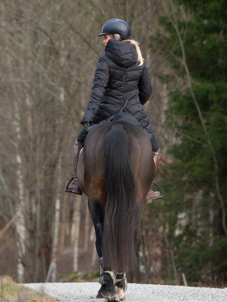 Nordic Mid Coat Jet Black