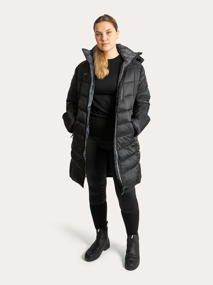 Nordic Mid Coat Jet Black