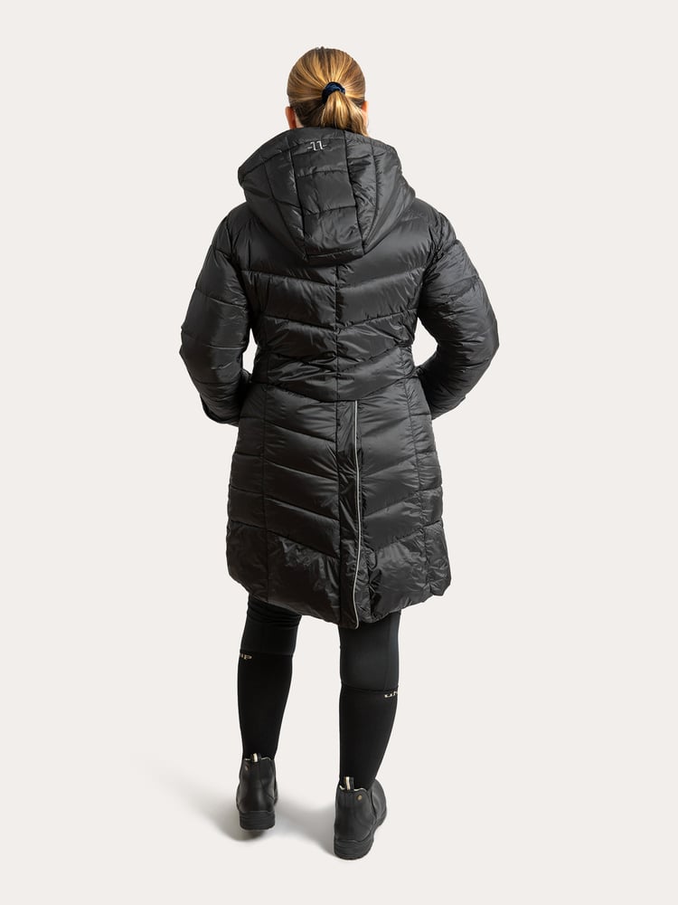 Nordic Mid Coat Jet Black