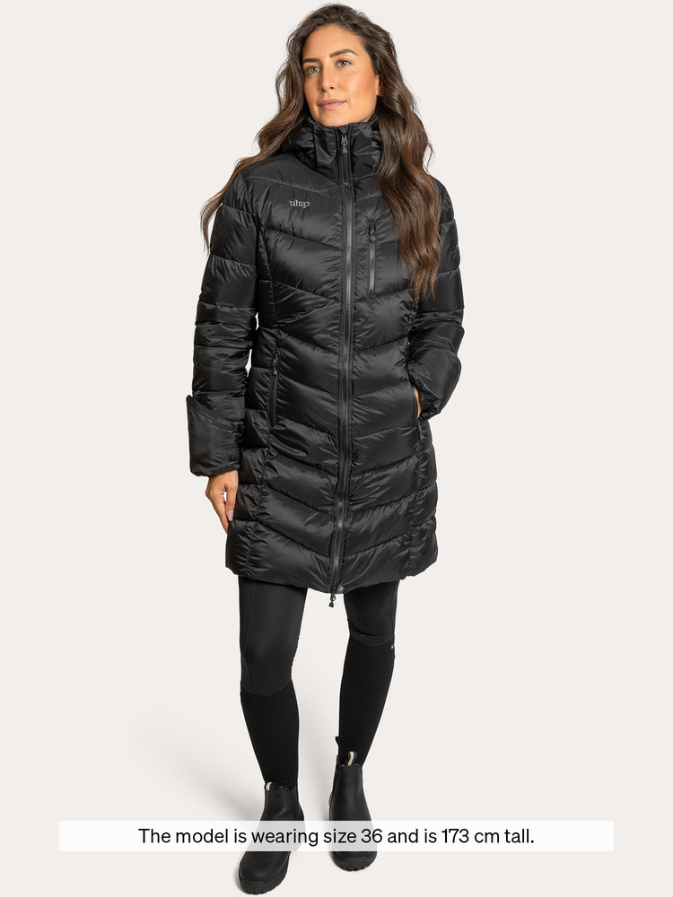 Nordic Mid Coat Jet Black