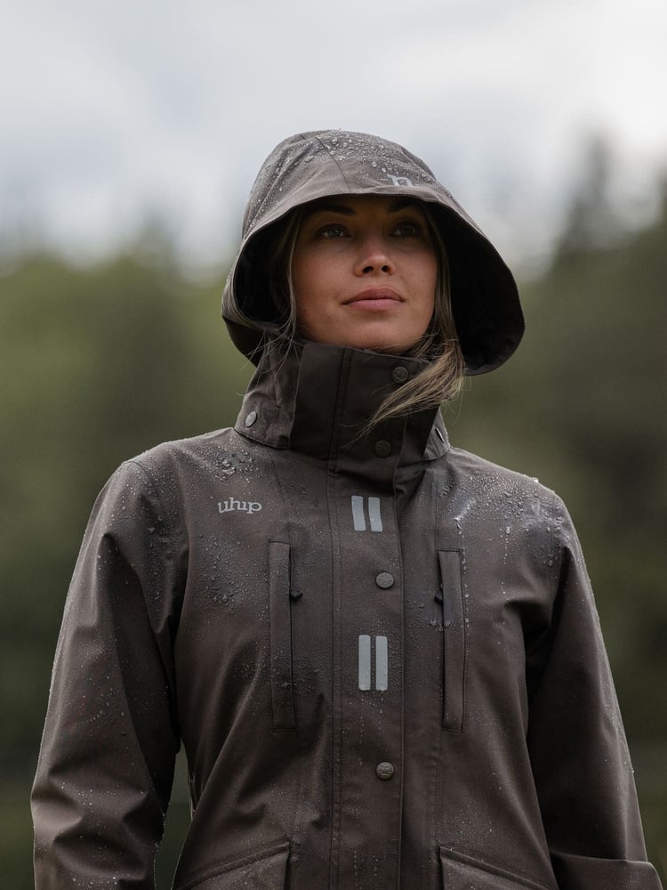 Regular Pro Dog Trainer Long Jacket Ash Brown