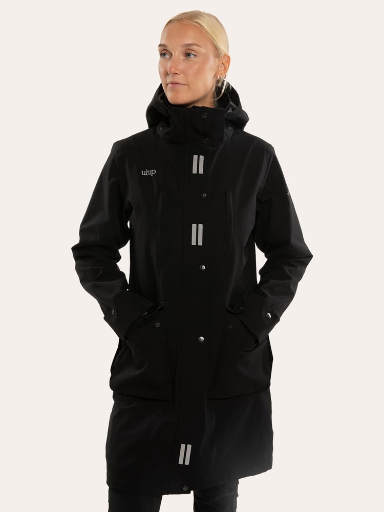 Regular Pro Dog Trainer Long Jacket Jet Black