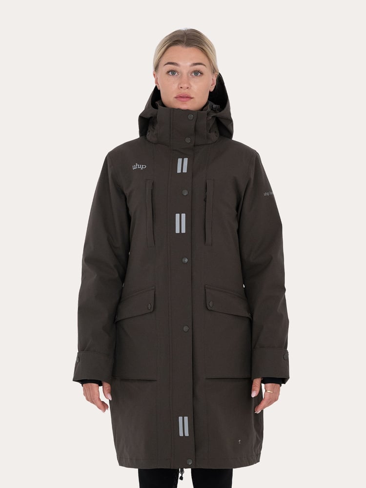 Regular Pro Dog Trainer Long Jacket Ash Brown