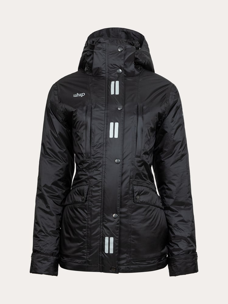 Regular Sport Long Jacket Jet Black
