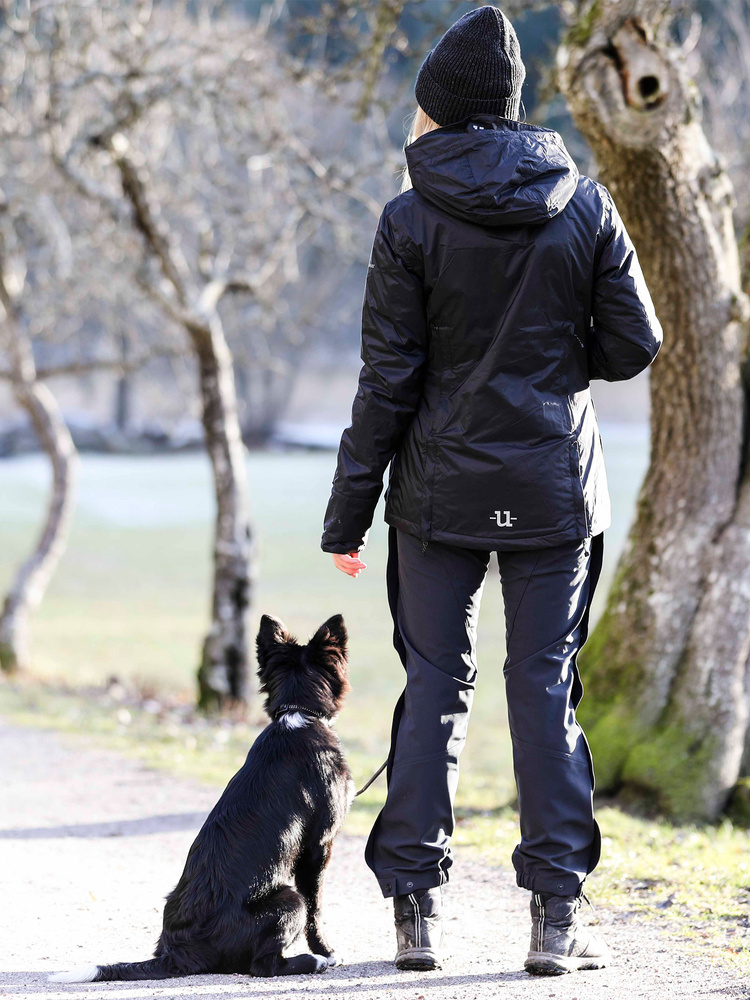 Regular Sport Long Jacket Jet Black