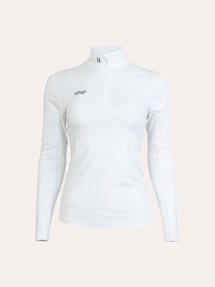 Technical Competition Halfzip White